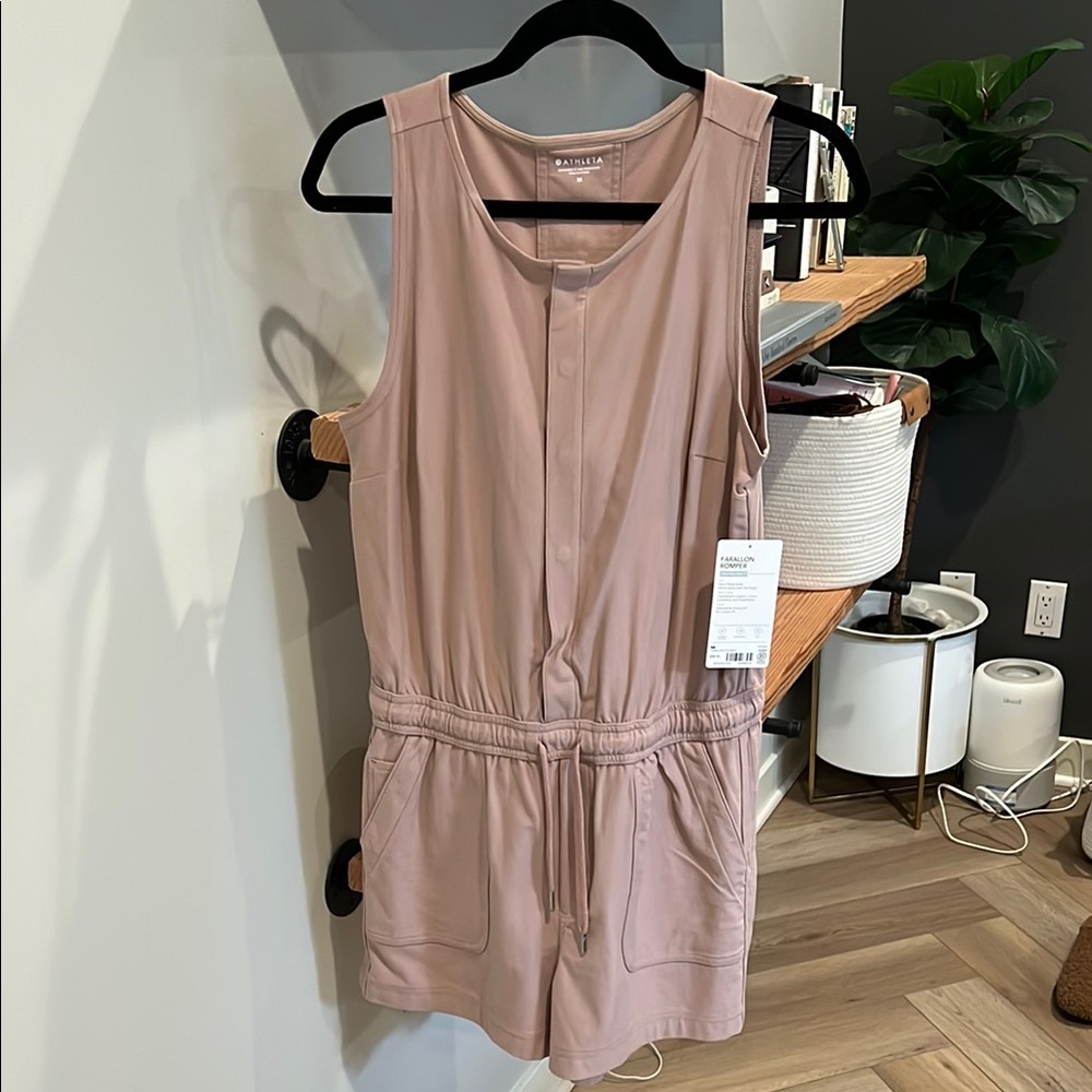 Athleta Mauve Sleeveless Romper